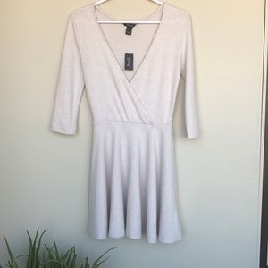 Cream Nude Midi Dress